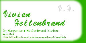 vivien hellenbrand business card